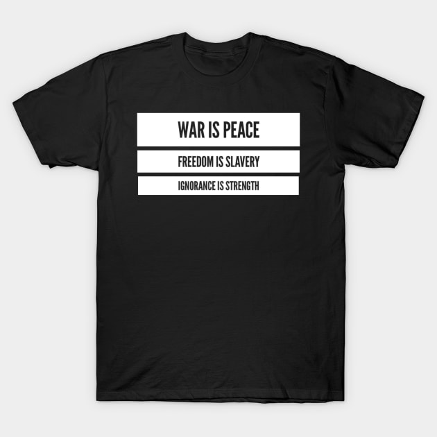 War is peace T-Shirt by MADMIKE CLOTHING